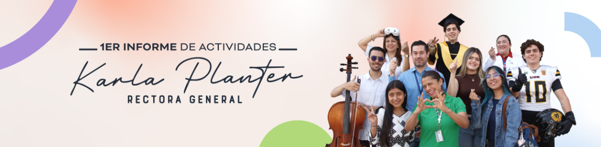 1er informe de actividades  Mtra. Karla Planter